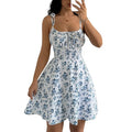 Floral Spaghetti Strap Summer Beach Sundress