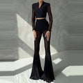 High Waist Mesh Flare Pants – Sheer Wide Leg Summer Trousers
